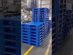 Robuuste opslagruimte zware plastic pallet opslag eenzijdig