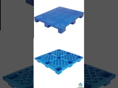 1100 X 1100 Zware kunststof pallet Tweerichtingsvervoer Euro Warehouse Kunststof vorkhefpallet