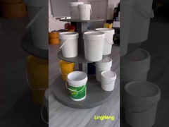 Ronde recyclebare 2,5 liter emmer met deksel en handvat